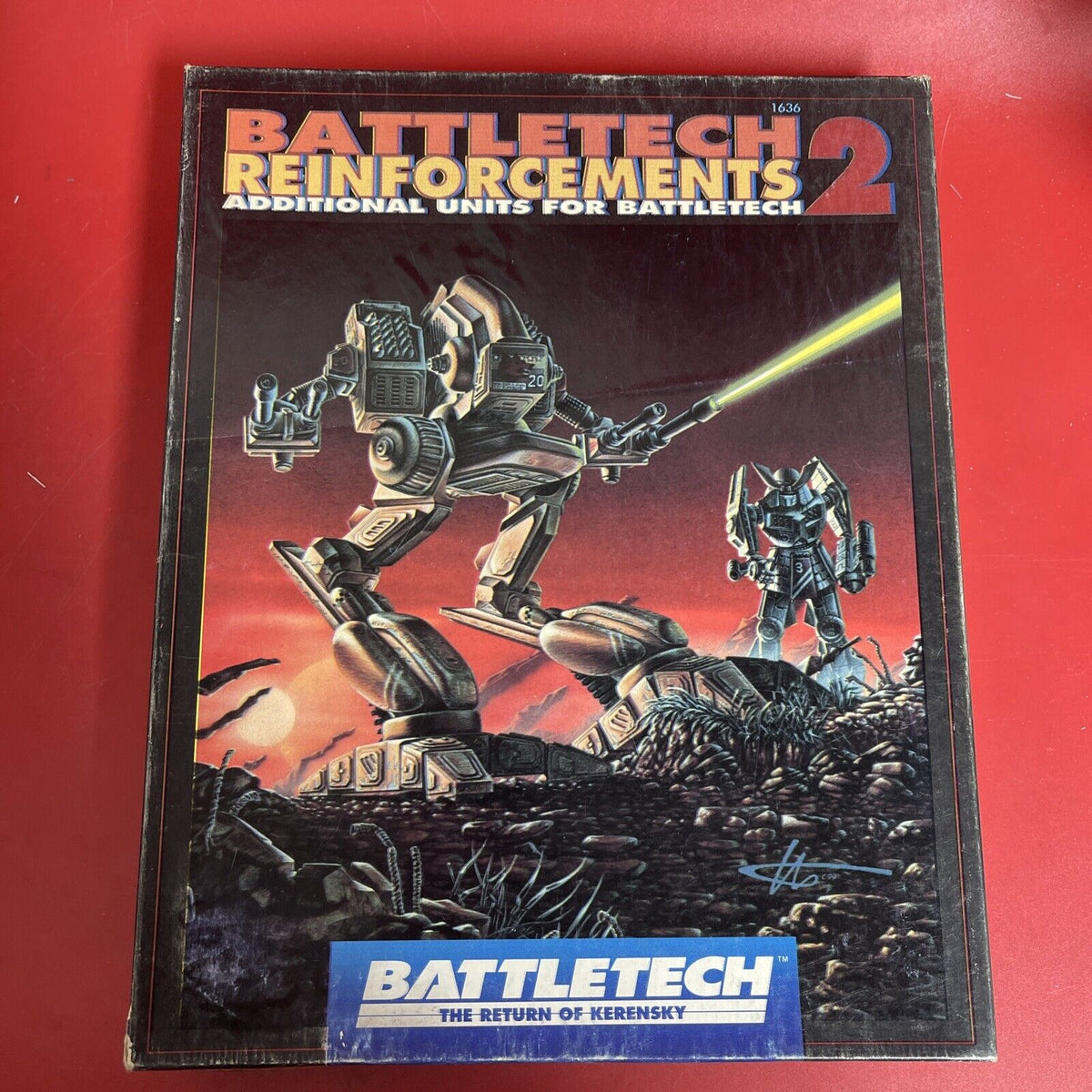 Battletech Reinforcements 2 boxed set, incomplete, Fasa