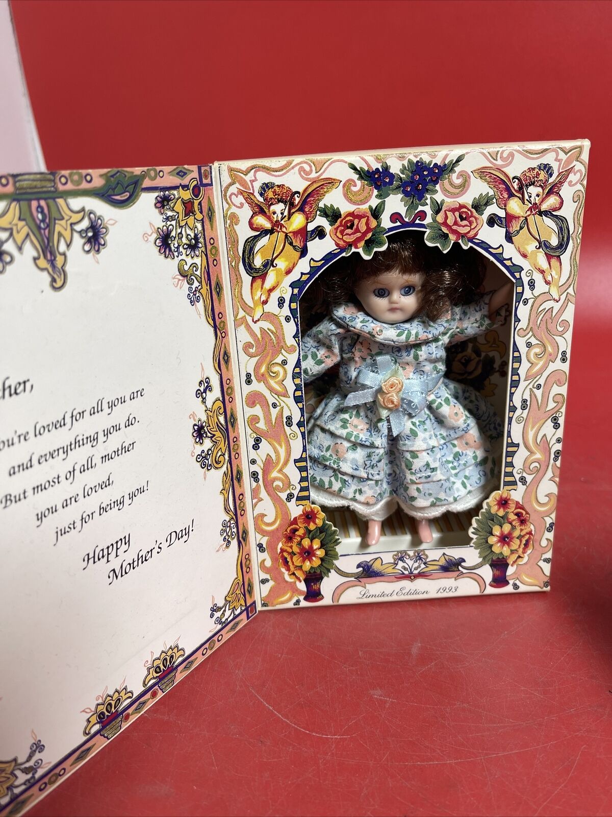 Marie Osmond Greeting Card Mini Porcelain Dolls 1993-95  Lot of 3