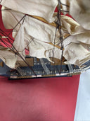 Vintage Wooden Ship Model