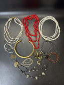 Lot Of 11 Vintage Jewelry Necklaces #2