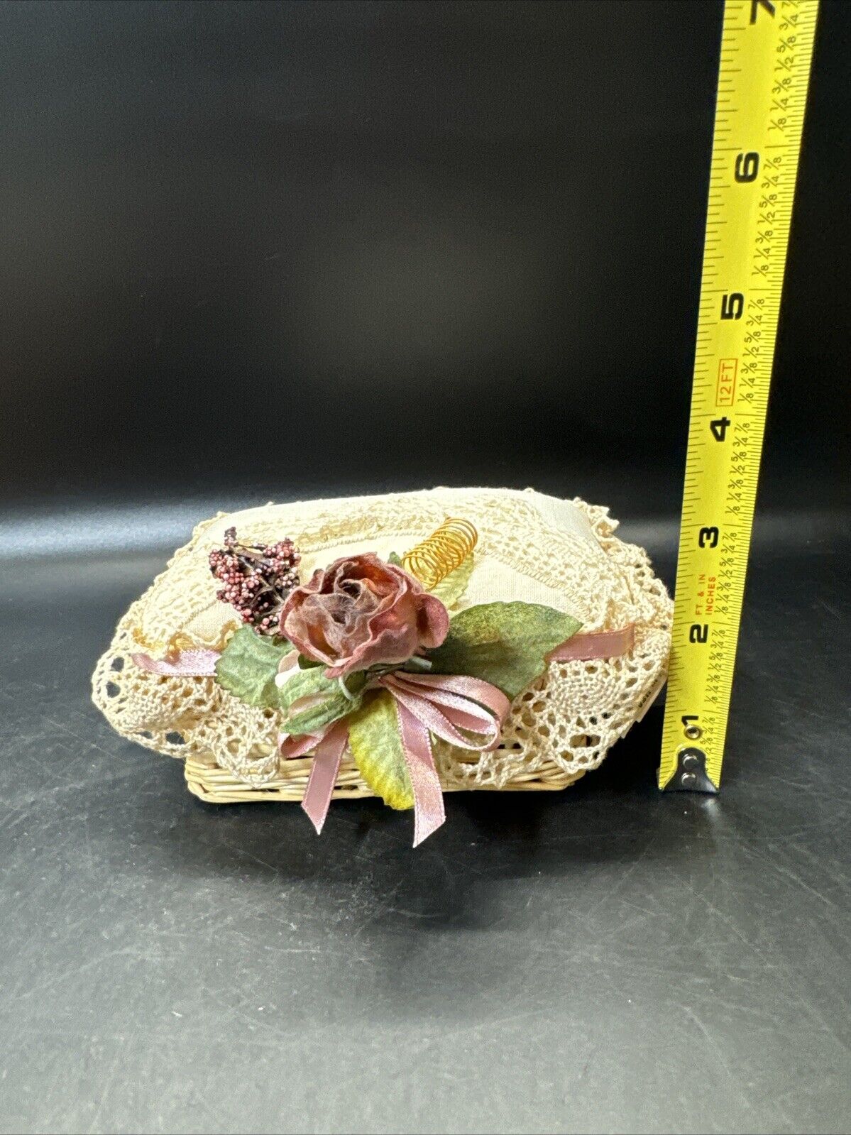 Vintage Handmade Trinket Box/ Lot Of 2