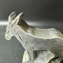 Wilton Armetale Pewter Metal Donkey Bookend Pennsylvania