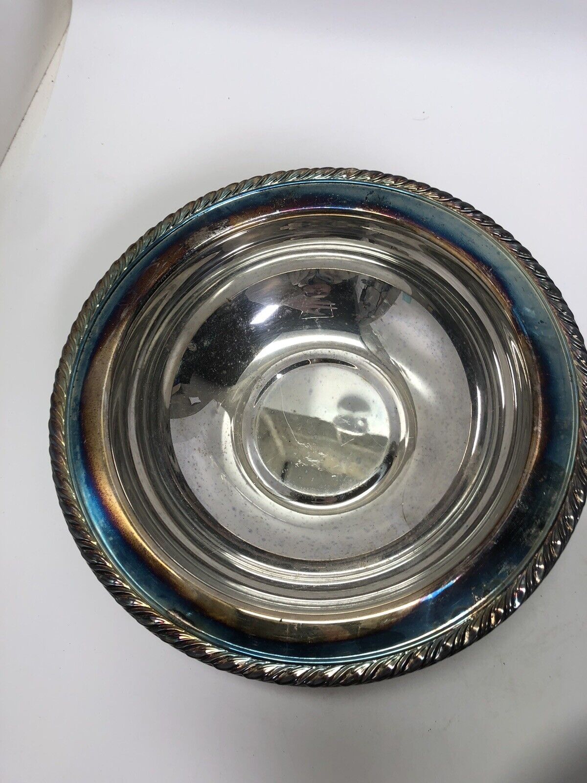 Vintage Silver Plate Serving Bowl Lid
