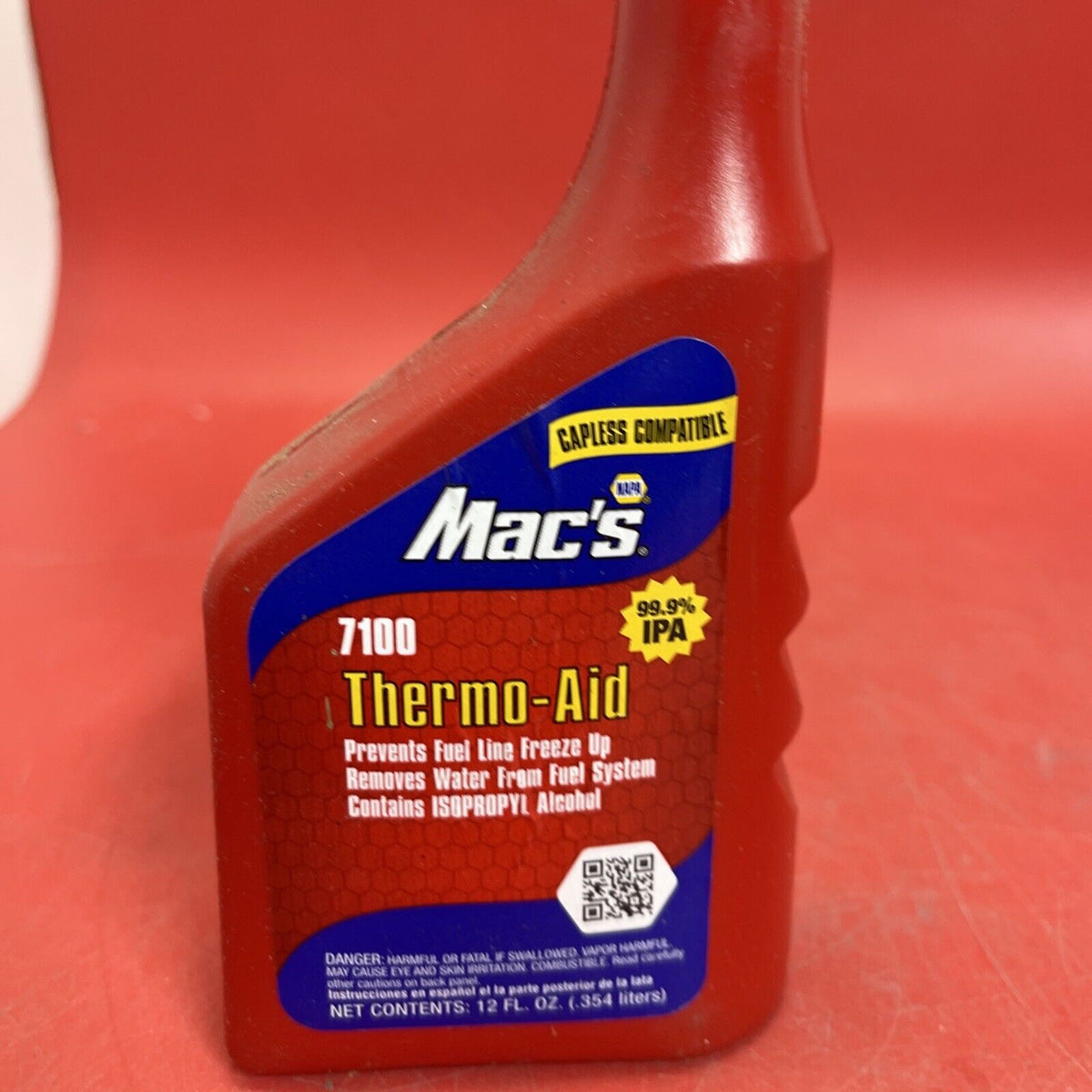 Macs Thermo Aid Fuel Line Anti Freeze Protection bottle Lot2