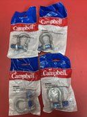 Campbell T9640435 Steel Galvanized 0.5 ton Capacity Anchor Shackle 1/4 in. Lot 4