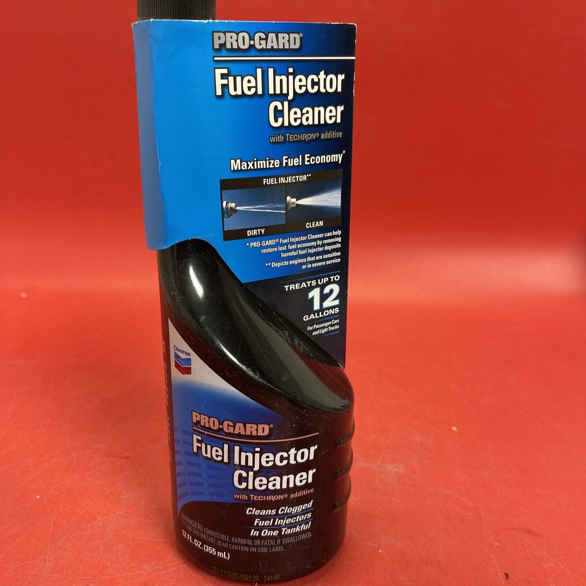 Chevron Pro-Gard High Mileage Fuel System Cleaner, 12 Oz Lot 3