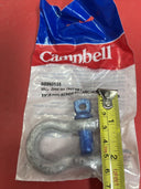 Campbell T9640435 Steel Galvanized 0.5 ton Capacity Anchor Shackle 1/4 in. Lot 4
