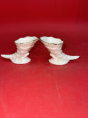 Lenox Cornucopia Small Horn of Plenty 24 Gold, 2 1/2" High, 4" Long Set