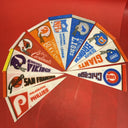 10 PENNANTS of different baseball teams.  National League *1