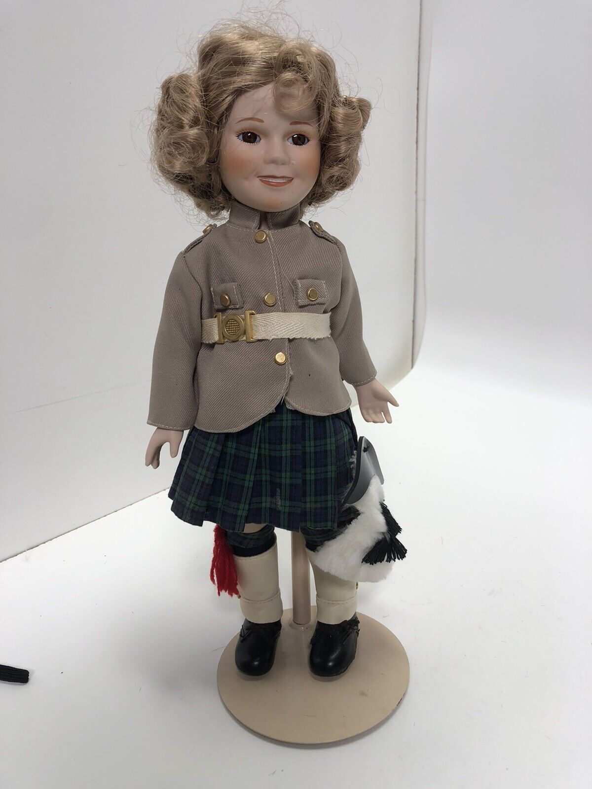 Danbury Mint Dolls of the Silver Screen Shirley Temple Wee Willie Winkie 1986