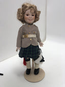 Danbury Mint Dolls of the Silver Screen Shirley Temple Wee Willie Winkie 1986