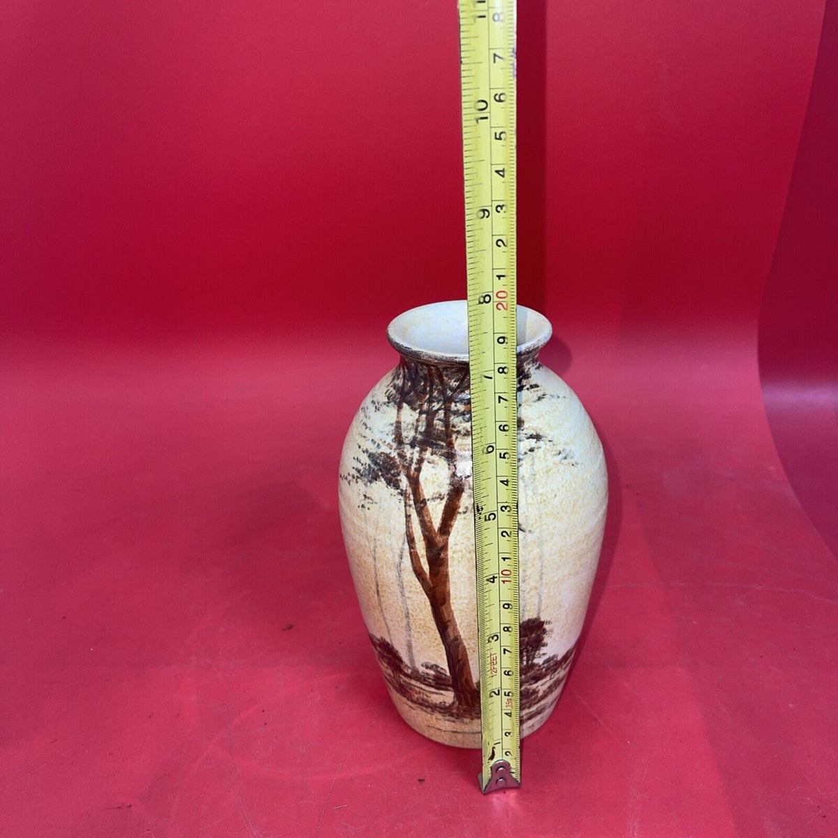 E Radford Forest Tree Vase 7”