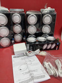 Commercial Electric 3-pack LED Slim Puck Light Kit. Motion Detection Lot 5