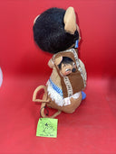 Vintage 1986 Annalee Doll 14” Indian Native American Mouse with Baby Papoose