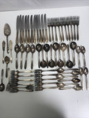 Oneida Community Tudor Plate Queen Bess Flatware 50pc