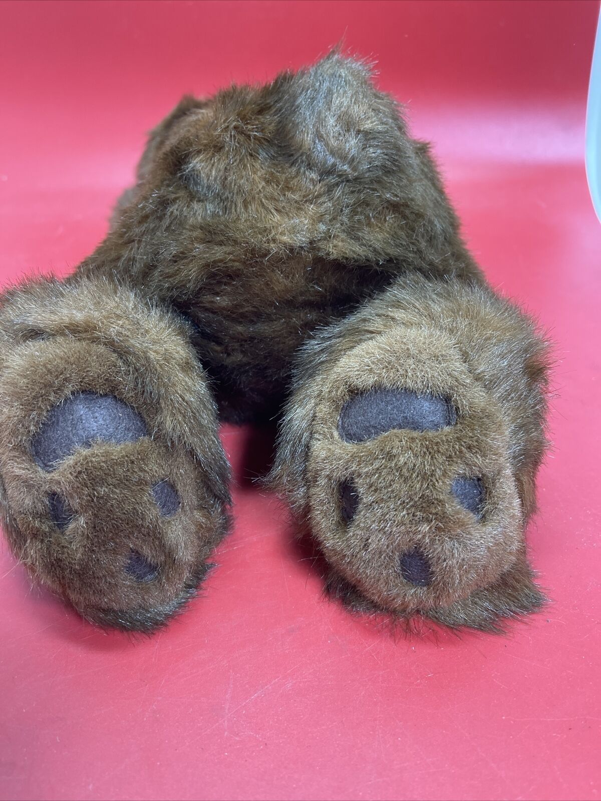 Vintage Russ Berrie Great Grizzly Bear Long Brown Fuzzy Soft Plush Toy