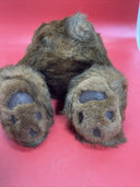 Vintage Russ Berrie Great Grizzly Bear Long Brown Fuzzy Soft Plush Toy