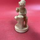 Rare G Ruggeri Boy Sculptor with Chisel Resin Sculpture Statue Italy 5.5" H