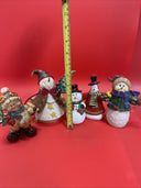 Vintage Christmas Snowmen Lot 5