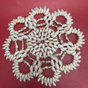 Set Of 3 Vintage 9" Seashell Sea Shell Trivets Coastal Beach Ocean Nautical Boho