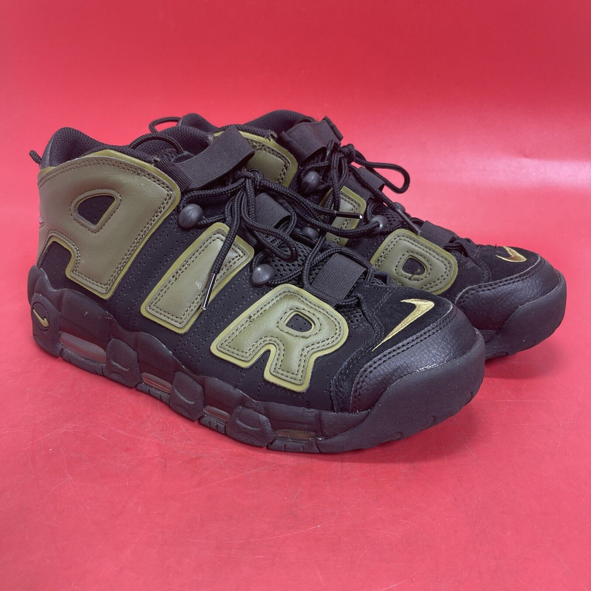 Size 9.5 - Nike Air More Uptempo Rough Green