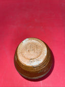 Studio Art Pottery Stoneware Vase Artist Signed Hand Thrown Vintage 4”H