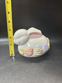 Ceramic Easter Bunny Trinket Box/ Lot Of 3