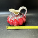 Vintage SMALL Red & Gray PITCHER VASE RF