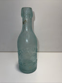 Seitz Brothers Easton Pennsylvania Glass Vintage Beer Bottle 7.25” Green Blob