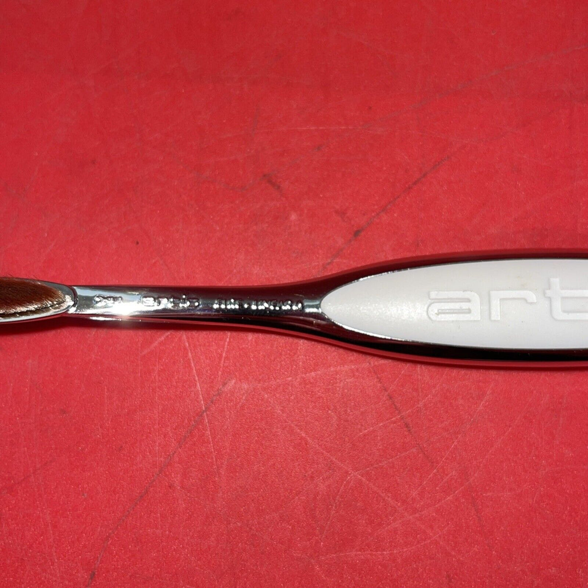 Artis Elite Collection Make-Up Whine Finish Cosme Fibre 5 Brush Set Used #2