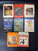 Mixed 8-Track Tapes Elvis, Tammy Wynette, Cristy Lane And…/ Lot Of 8