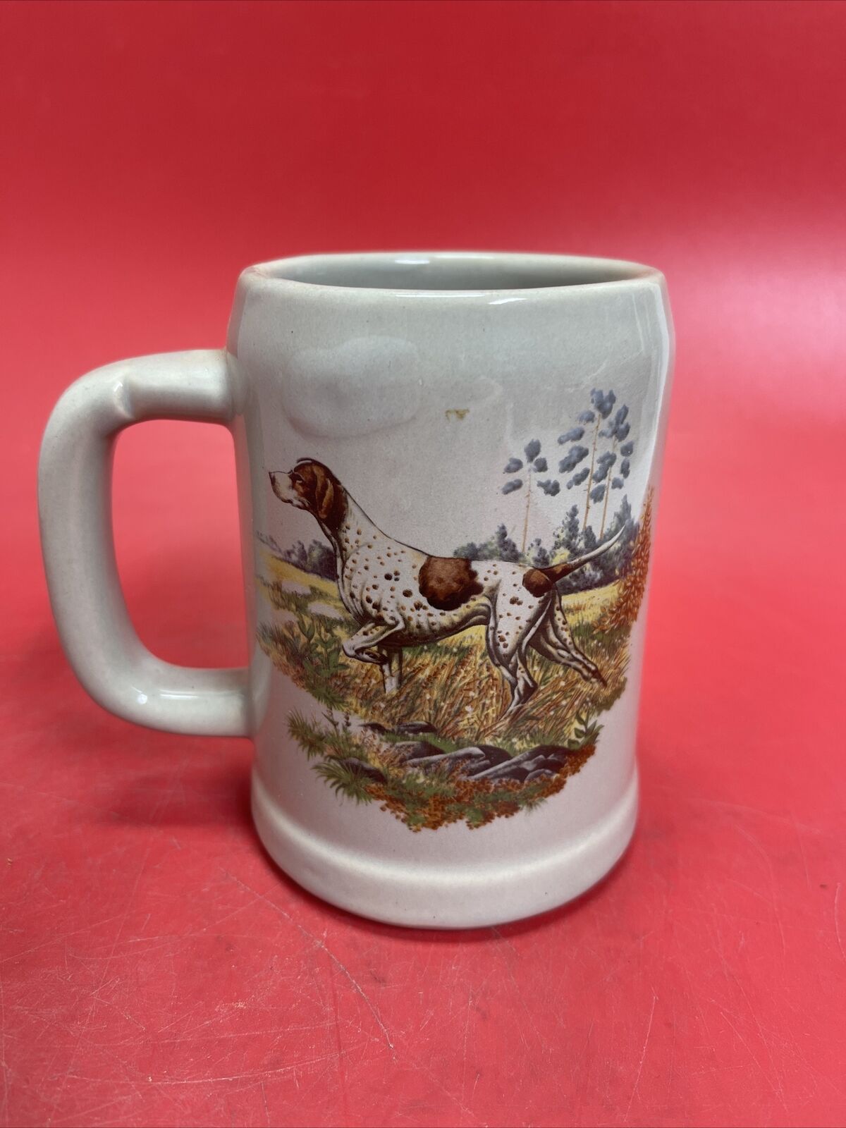 McCoy Pointer &Golden Retriever, Dog Mug, Ceramic, Collectible, Made in USA Lot2