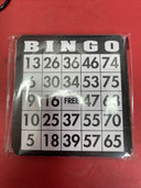 NEW!! BINGO GAME SET Metal Cage W/Plastic Masterboard 75 Numbered BINGO Balls 