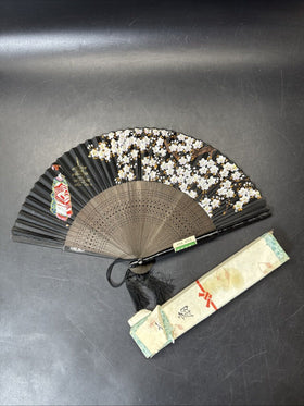 Summer Hand Held Folding, Cherry Blossom, Japanese Theme
