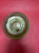 Anchor Hocking Depression Glass Cameo Ballerina Green Uranium Tea Cup & Saucer