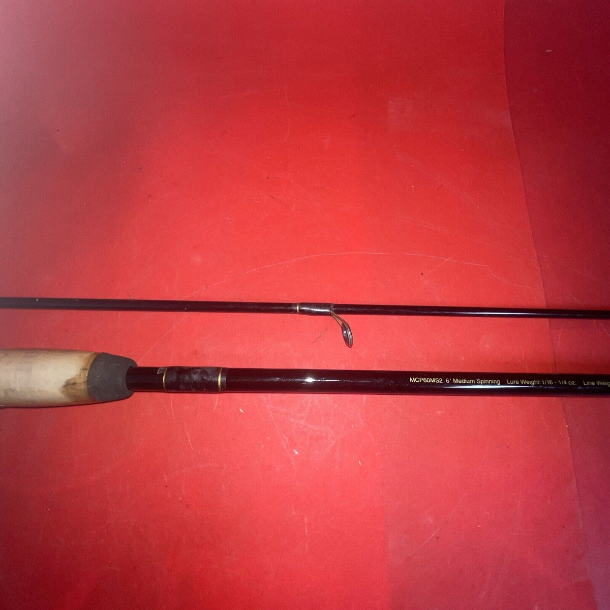 Vintage Mitchell Classic II MCP60MS2  6" Medium Spinning Fishing Rod & Reel