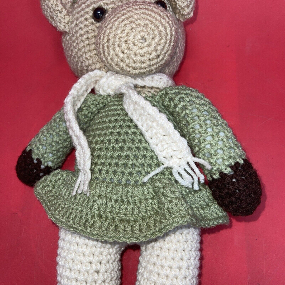 Handmade Crochet Animal Toys Funny Deer Doll Cute Baby Gift
