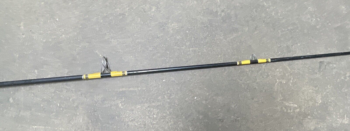 6’6” South Bend GLADDING Outdoorsman Spinning Rod, 1 Pc Vintage Wood Handle