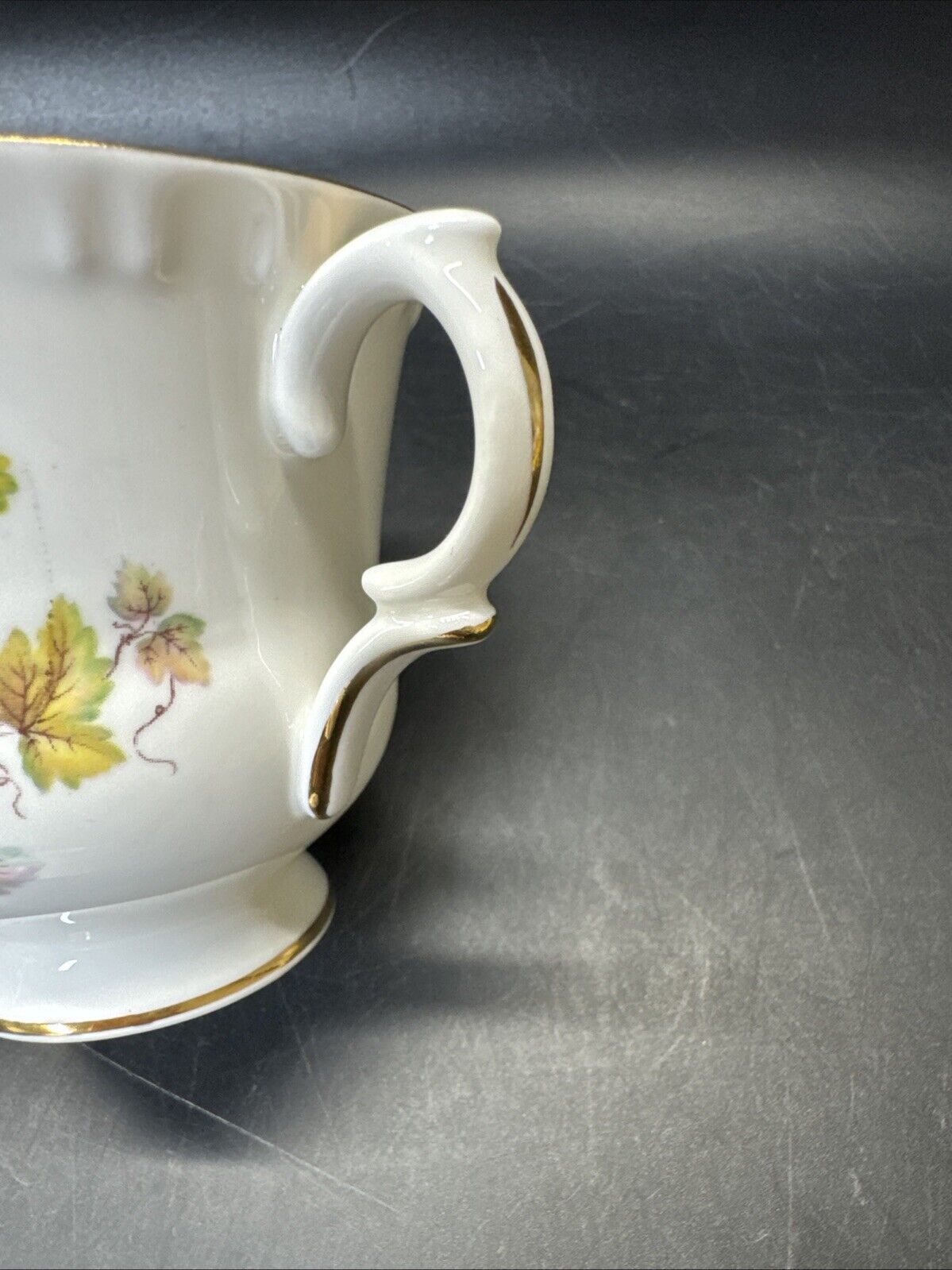 Staffordshire Bone China Crown Tea Cup & Saucer/ Set Of 2