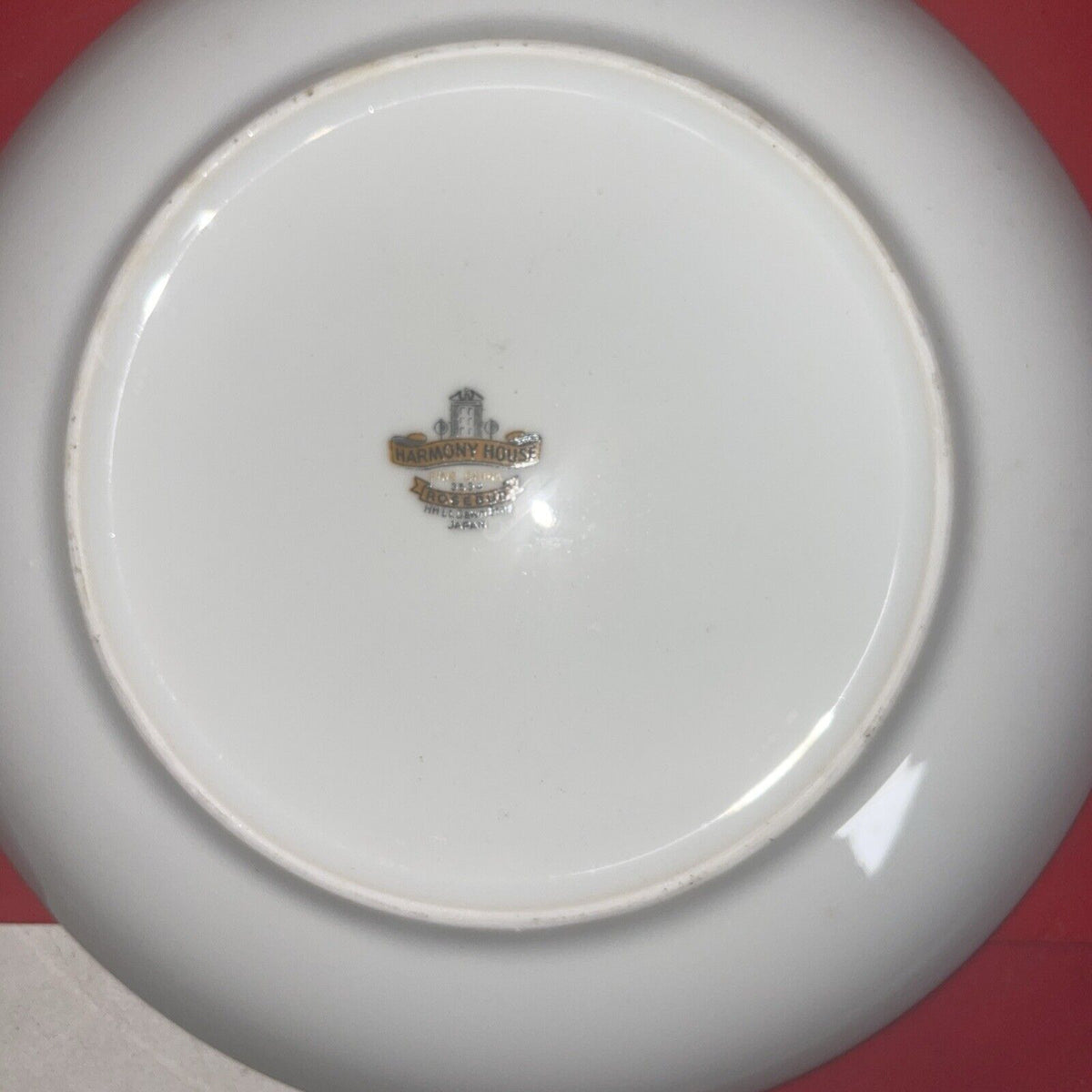 HARMONY HOUSE FINE CHINA "ROSEBUD", Salad  Plate # 3534 Lot 6