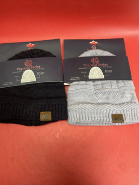 GK Thermal Series Insulated Thermal Hat Black & Grey