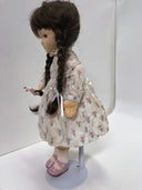 Gillian Heal Vtg MARY signed Cloth 16" Doll 1985 LE Sample Halfpenny England