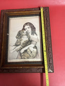 Antique Lithographed and published by James S. Baillie.Lizzie 1888