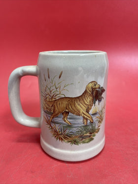 McCoy Pointer &Golden Retriever, Dog Mug, Ceramic, Collectible, Made in USA Lot2