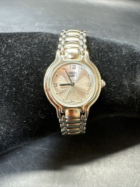 Faded Flory Silver Tone Stainless Steel Watch for Women