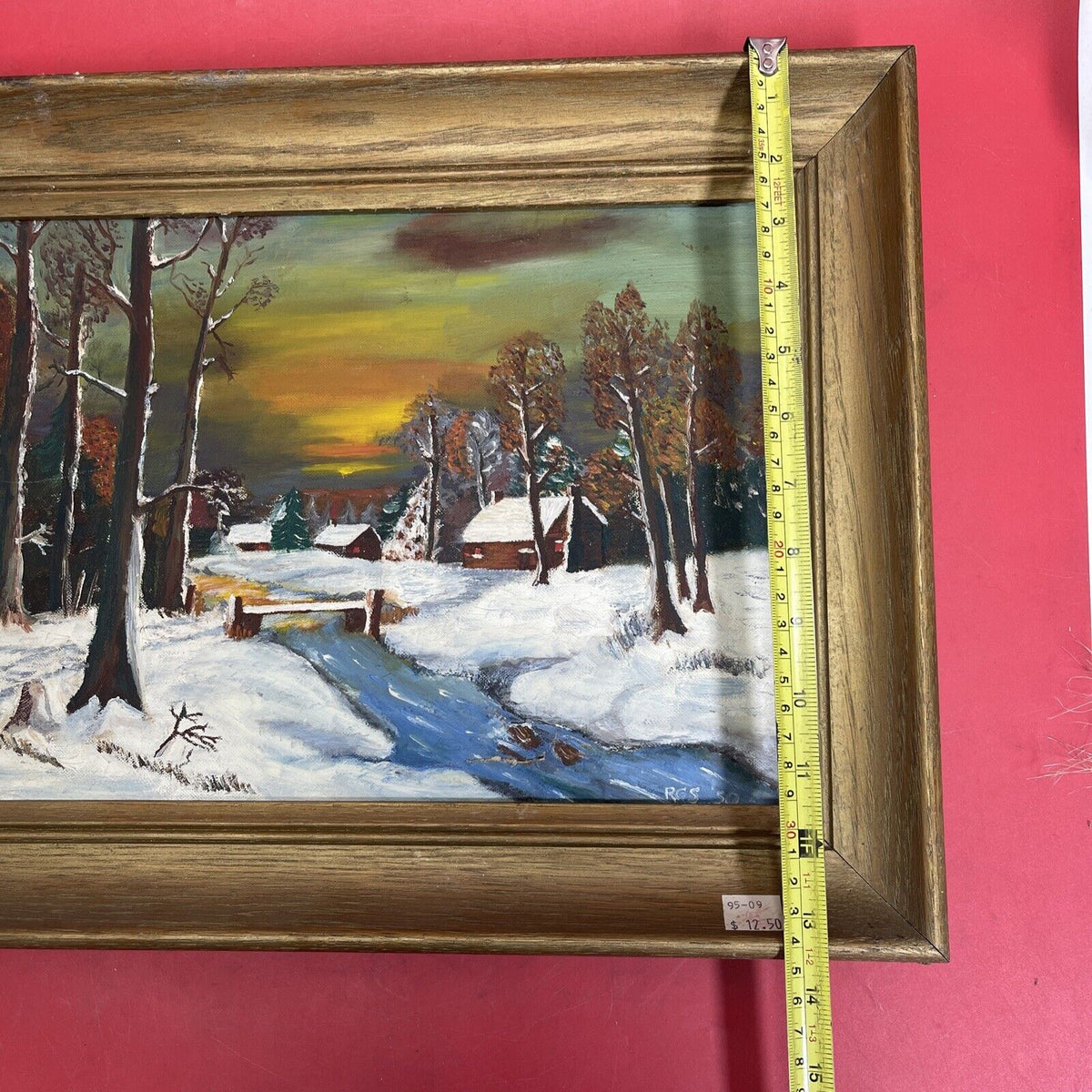 American Impressionist Painting  - Signed RCS  ‘50- Artist Unidentified