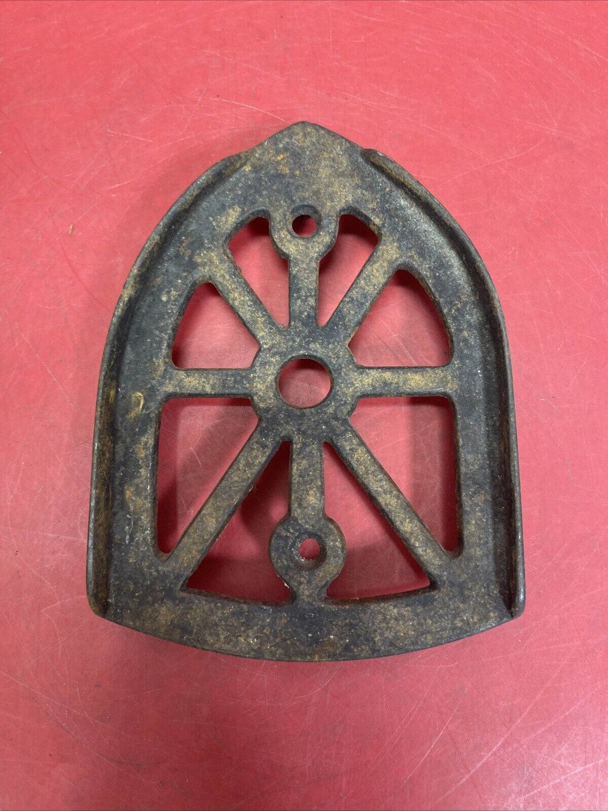 Set of 4 Vintage Cast Iron Trivets # 5