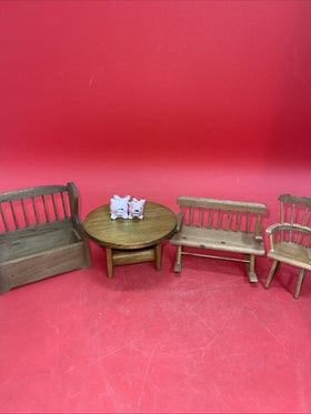 Vintage Dollhouse Furniture Lot #4