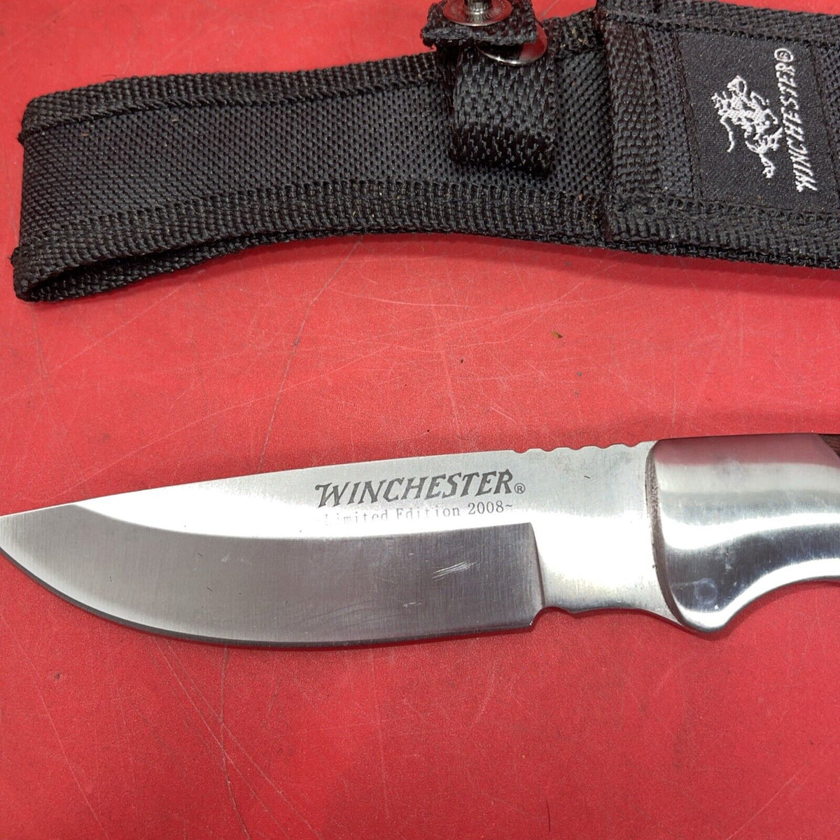 Winchester Fixed Blade Limited Edition Knife with Sheath 2008 4.25”