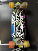 SECTOR 9 NINE Sections Longboard Skateboard with Gullwing Trucks & Sunset Wheels